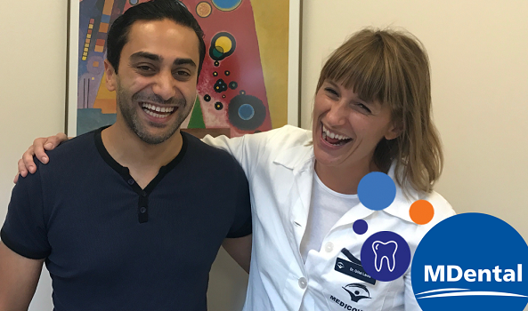 Saqib und Dr. Laura Gotai