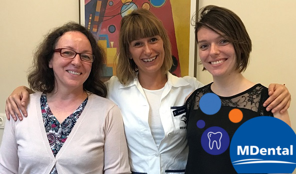 Dr. Laura Gotai mit Cyndie und Patricia
